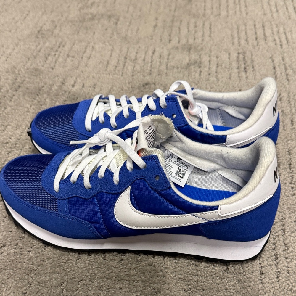 Nike Men's Blue and White Sneakers